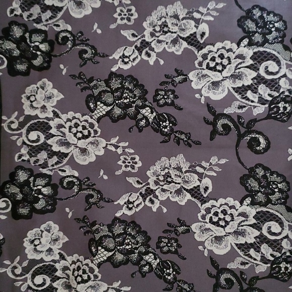 White House Black Market Brocade Skirt Size 0 - Picture 3 of 8